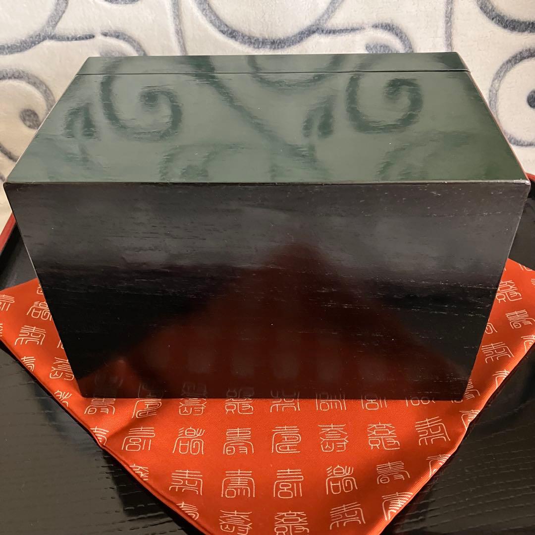 お値下げ 新品未使用 茶道具 青漆爪紅茶箱