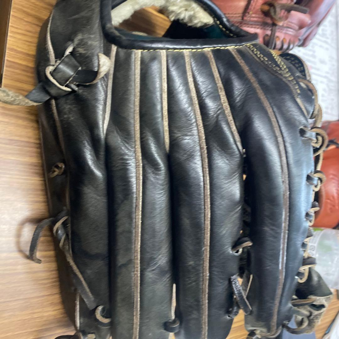 アストラル硬式外野手用グローブ 左、黒