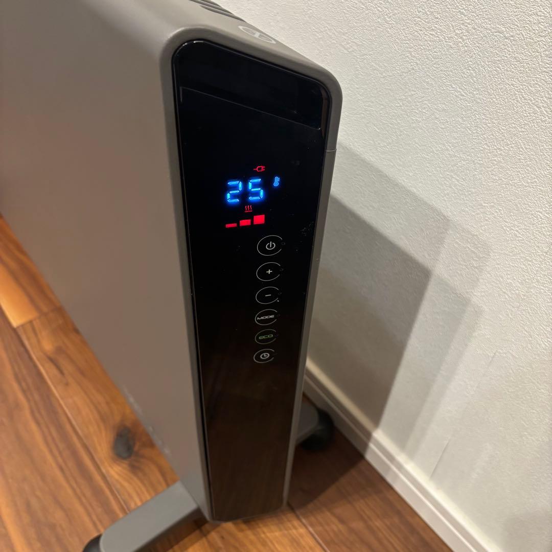 デロンギ コンベクターヒーター HXJ60L12 グレー セラミックヒーター