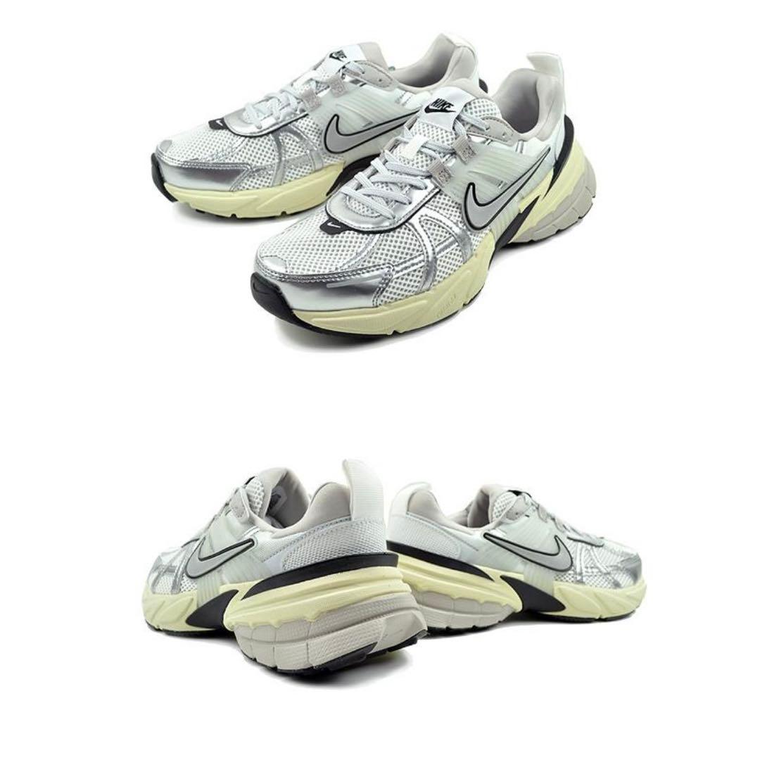 【入手困難】23.5 NIKE W V2K RUN \"WHITE SILVER