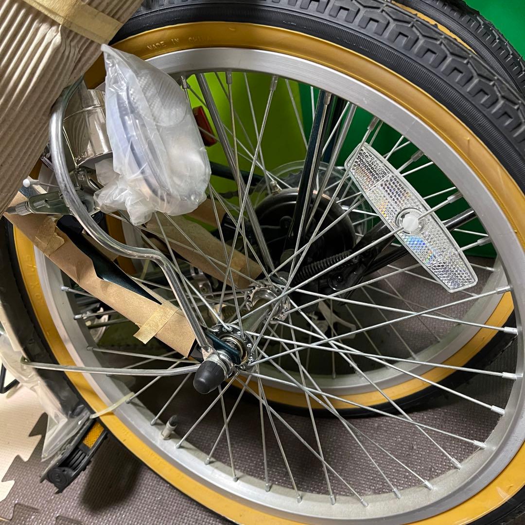 キャプテンスタッグ 折りたたみ自転車 FDB206 ギア付き　長期保管品