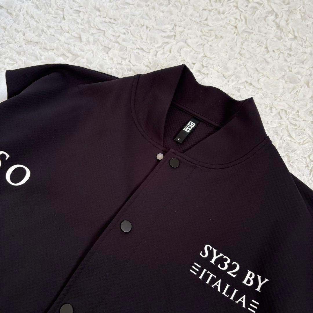 極美品 SY32 by sweet years SPIRAL KNIT ブルゾン