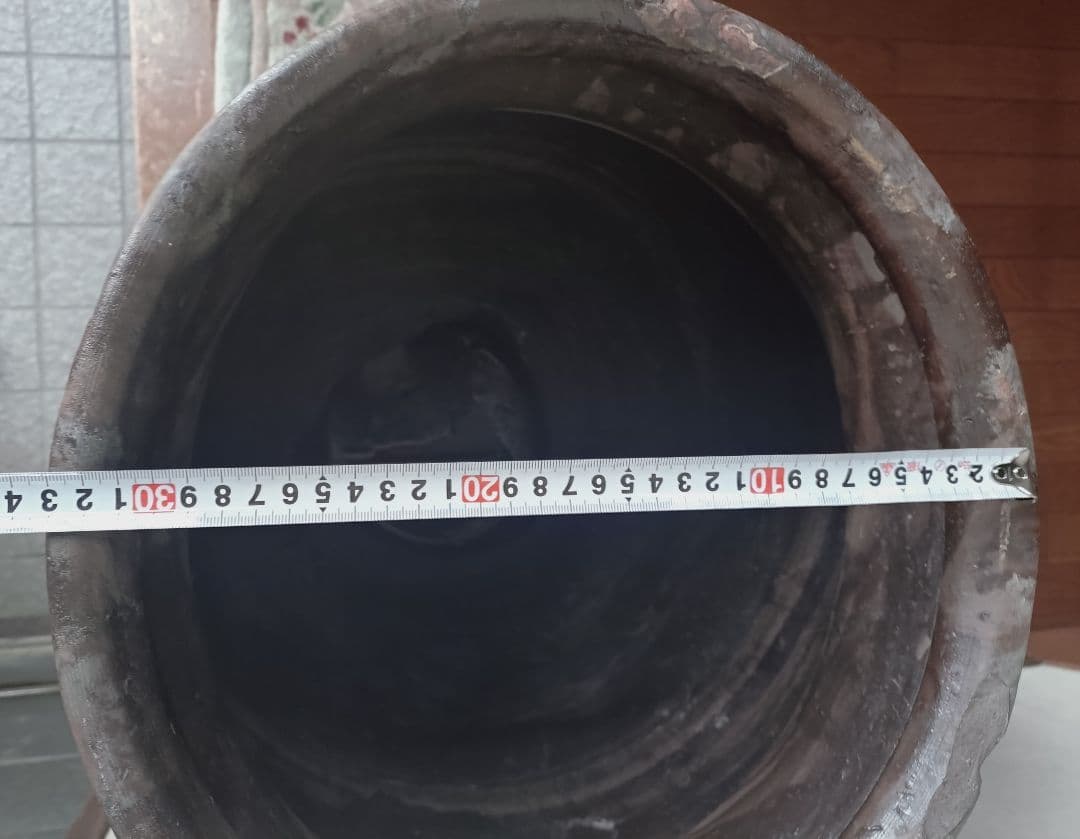 骨董　陶器製　水瓶　みずがめ