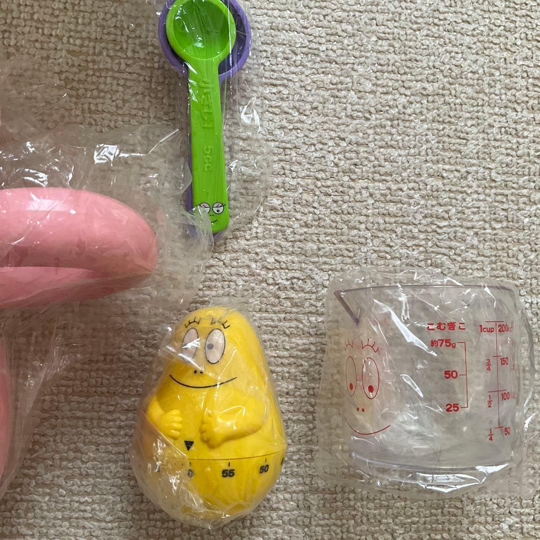 はかってはかってエンジョイクッキング　はかるバーバパパはかり　サランラップ非売品