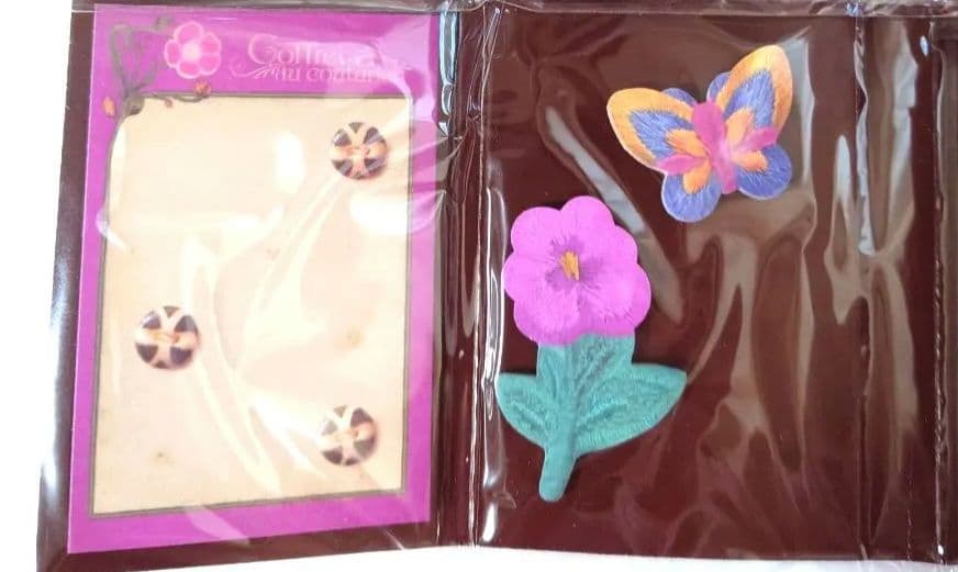 ♡現品限り♡ 可愛い 付箋 お裾分け お花 刺しゅうモチーフ ピンク