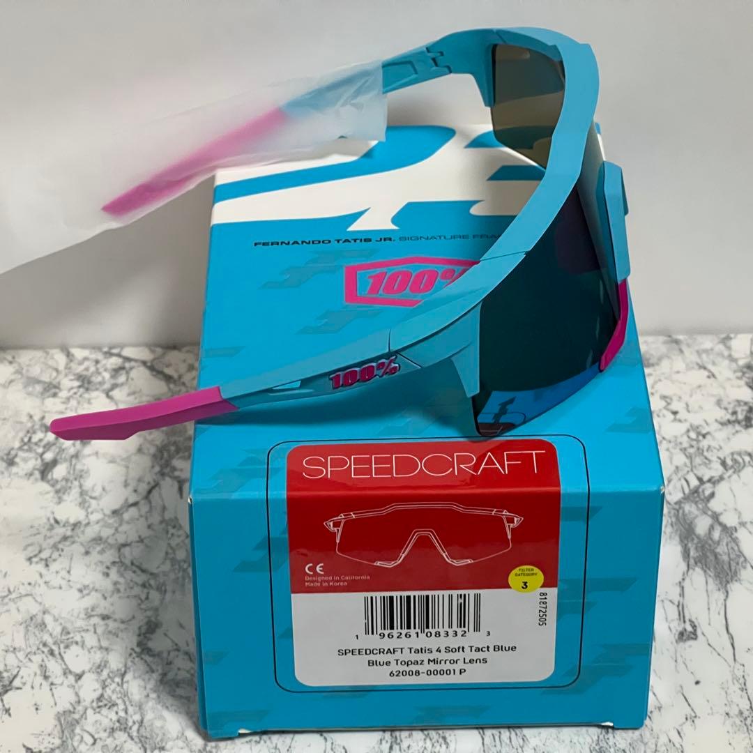 最新作 100% ワンハンドレッド サングラス タティス SPEEDCRAFT