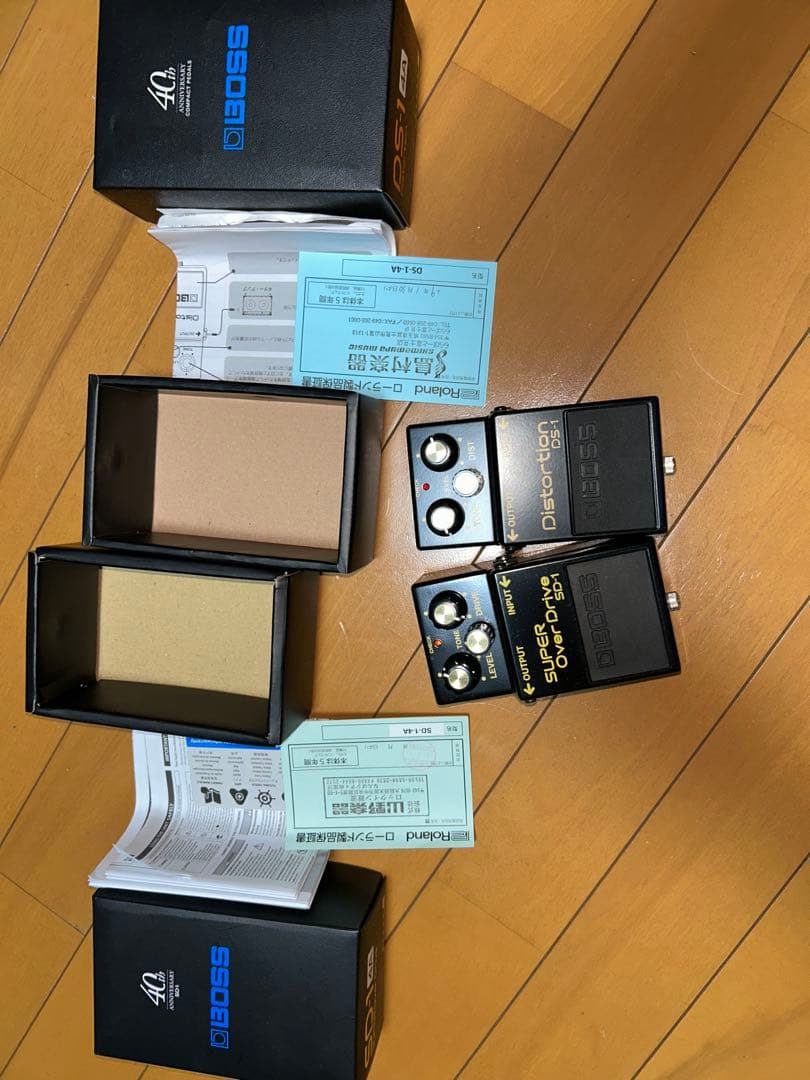 BOSS SD-1 & DS-1 ギターエフェクターセット