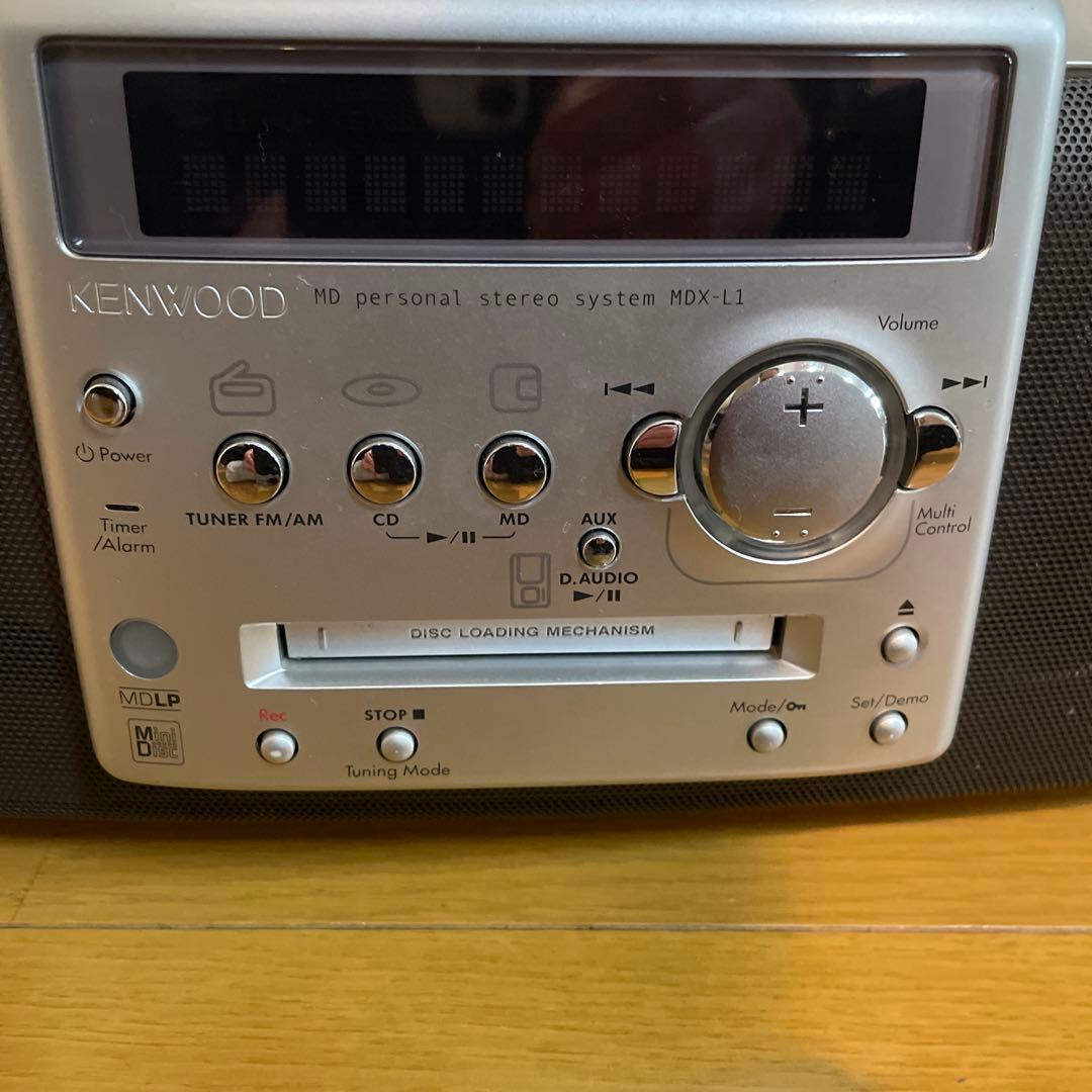 【動作確認済み】KENWOOD CD・MDプレーヤー　MDX-L1 リモコン付