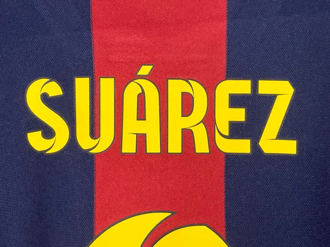 【正規品】ルイス・スアレス　バルセロナ　14/15 ホームレプリカ