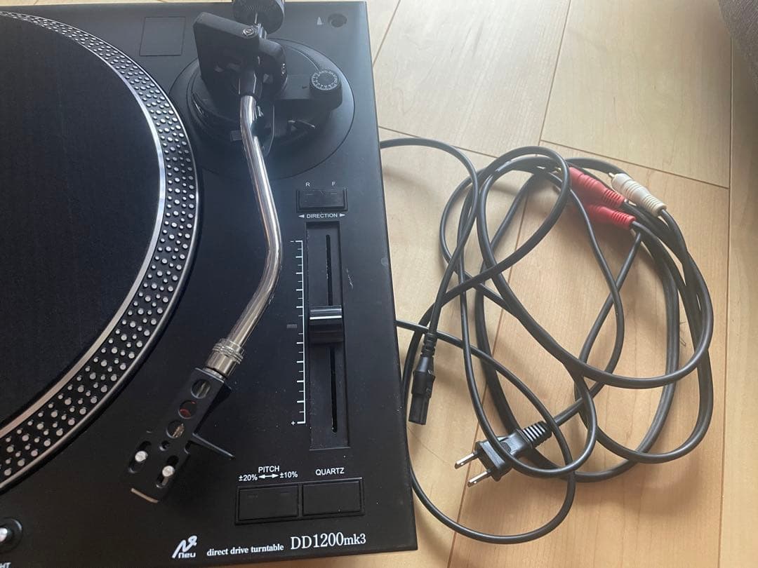 Neu DD1200mk3 ターンテーブル音出し確認済カートリッジ付