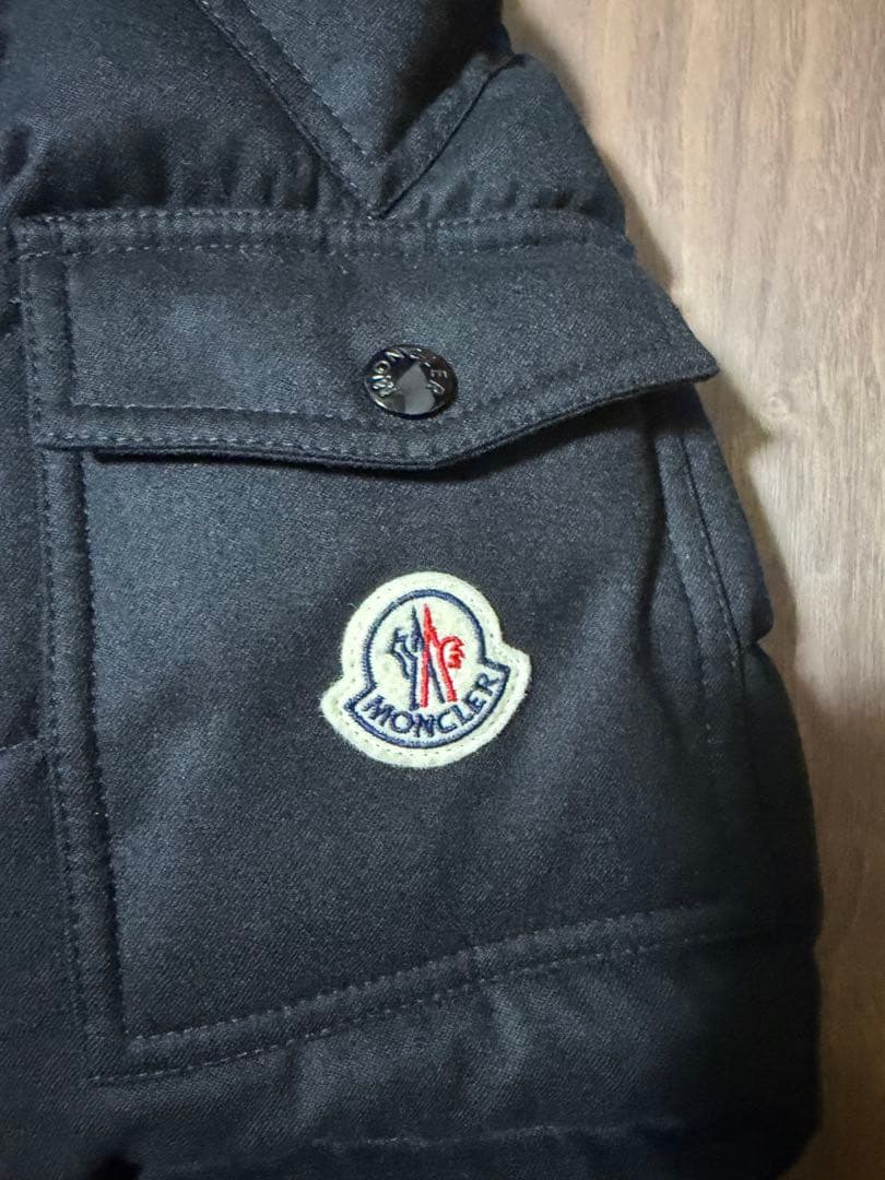 モンクレール　moncler ダウンジャケット　モンジュネーブル　ブラック