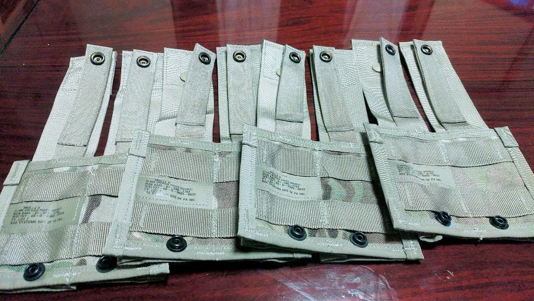 【米軍 US ARMY】グレネードポーチ　ダブル　新品未使用　4点