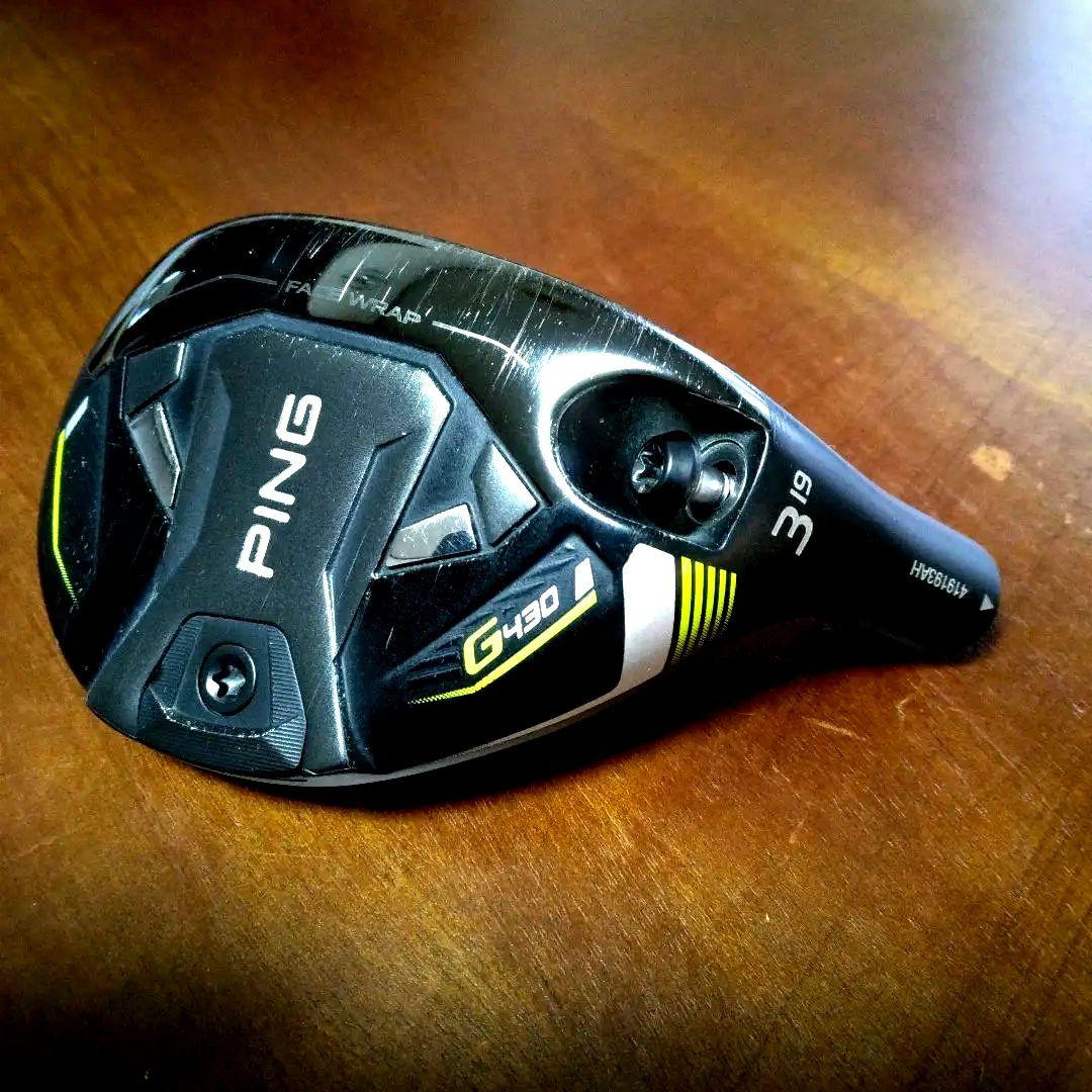 天ぷら傷の為、最安値！ピンG430　3U・19°（ヘッド&カバーのみ）