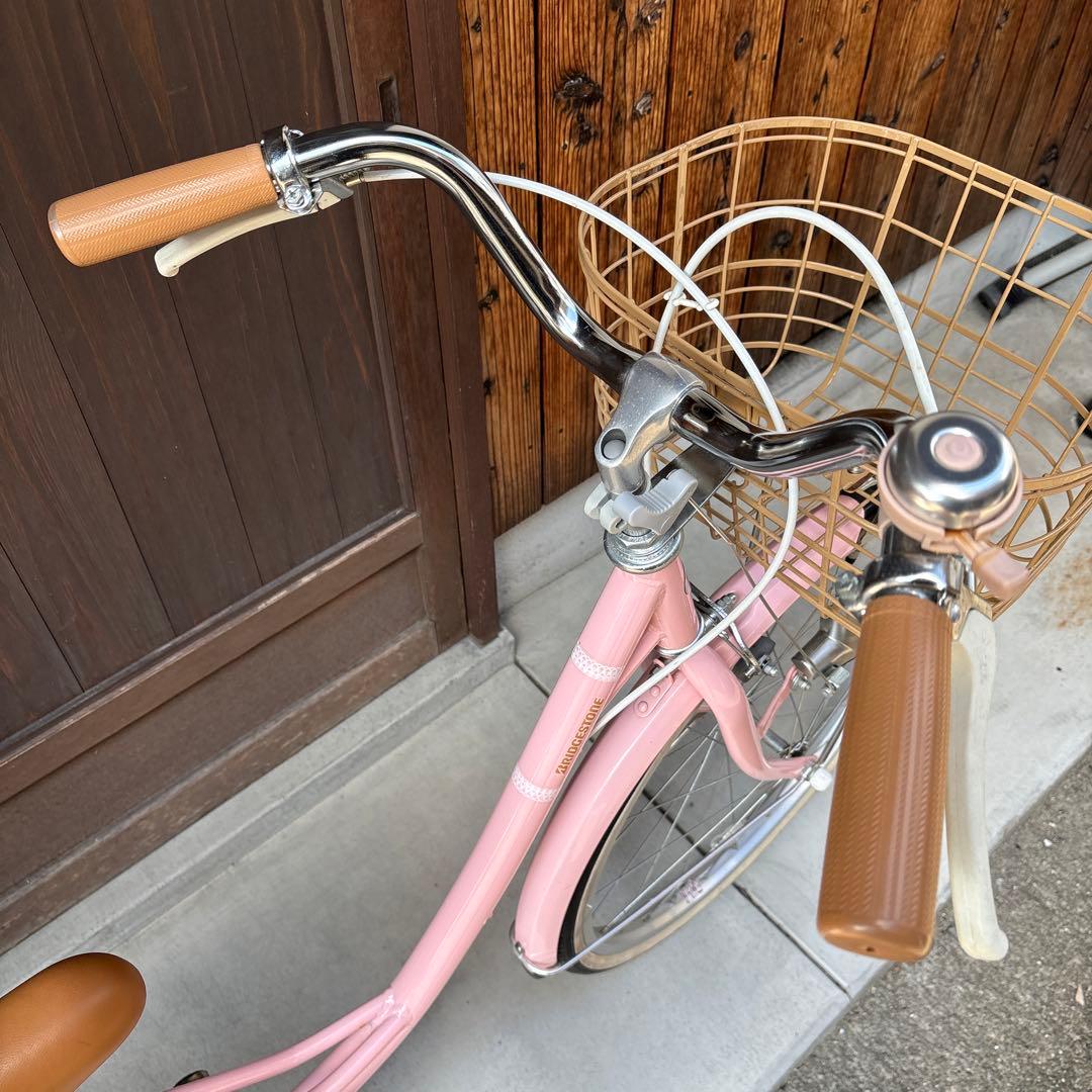 mathyou　ブリヂストン 22型 子供用自転車 リリーベル　ピンク