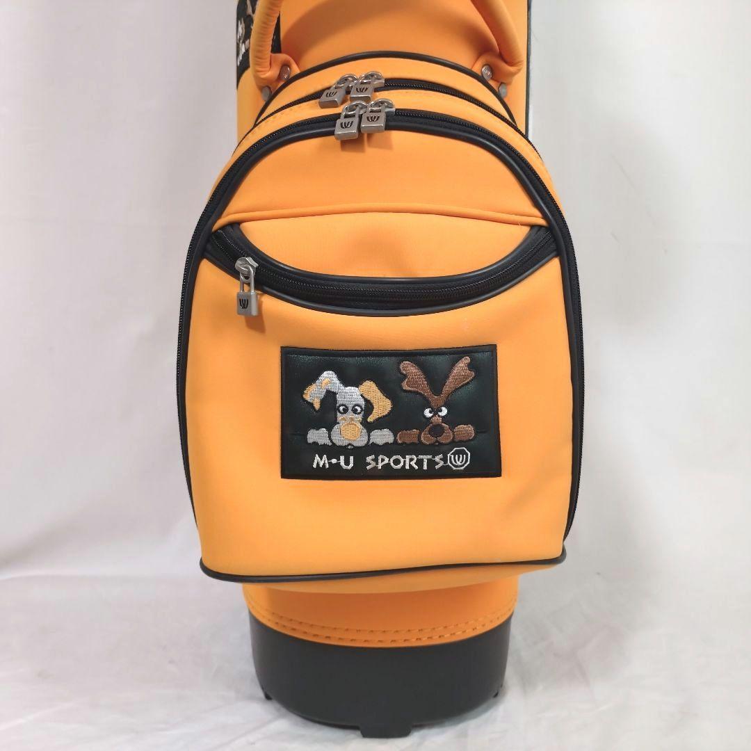 美品　M·U SPORTS　キャディバッグ　MUスポーツ　ゴルフバッグ