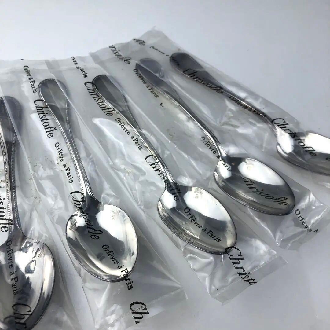 Christofle パール　スプーン 6本セット