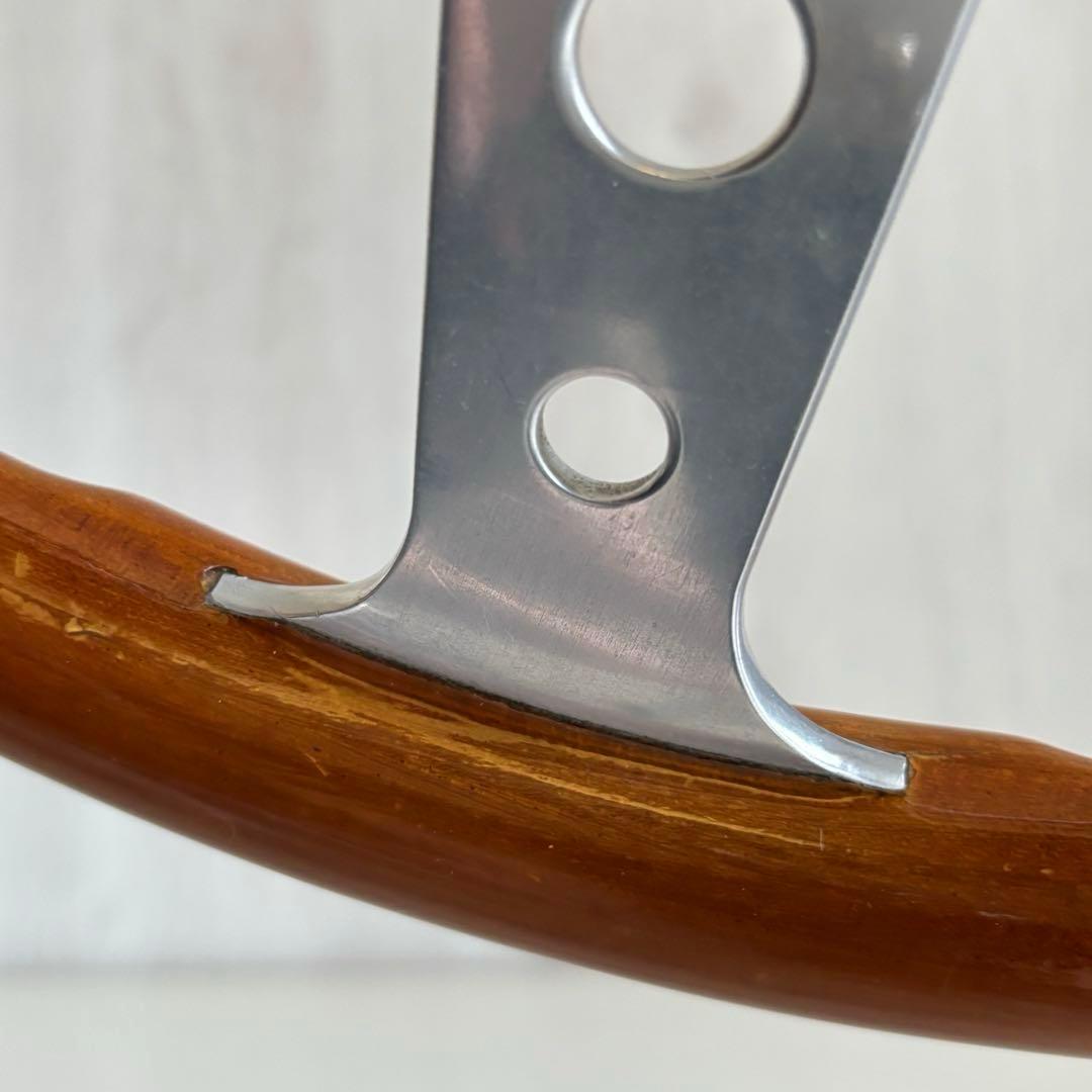 美品、希少品★momo superINDY ウッドステアリング