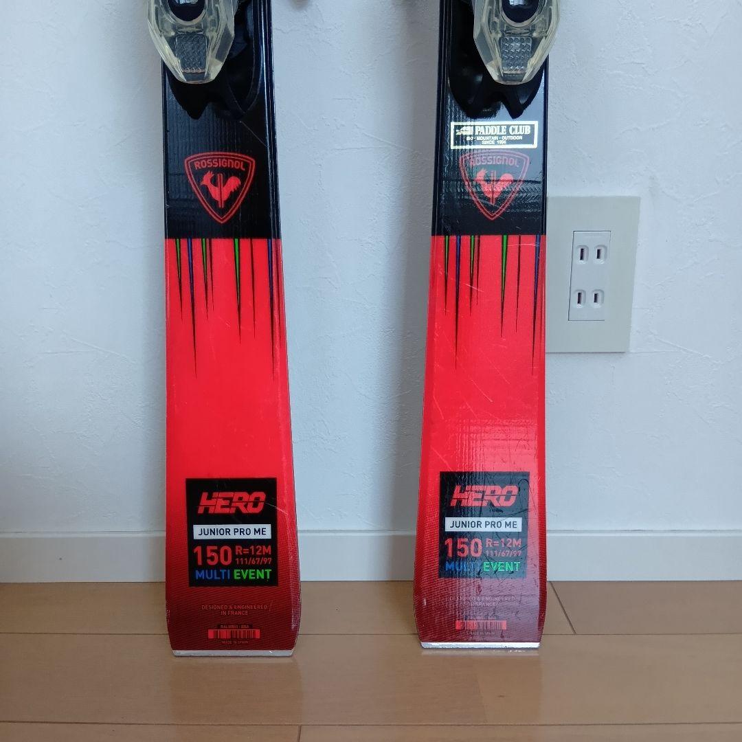 ROSSIGNOL HERO スキー ビンディング付き １５０