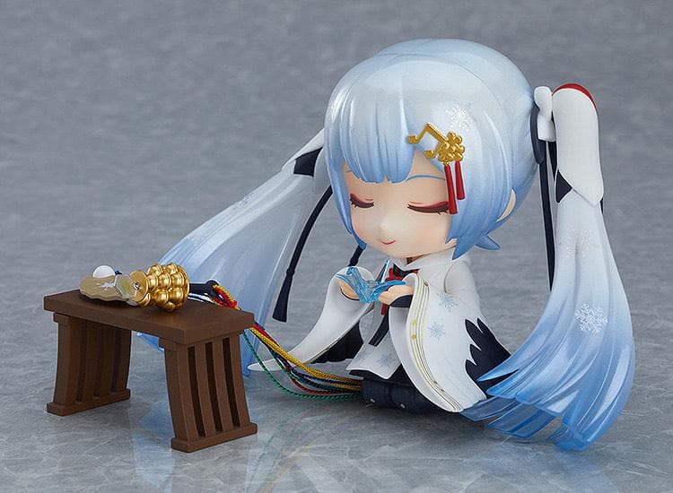 ねんどろいど　雪ミク　タンチョウ巫女Ver.　初音ミク　ボーカロイド　欠品なし