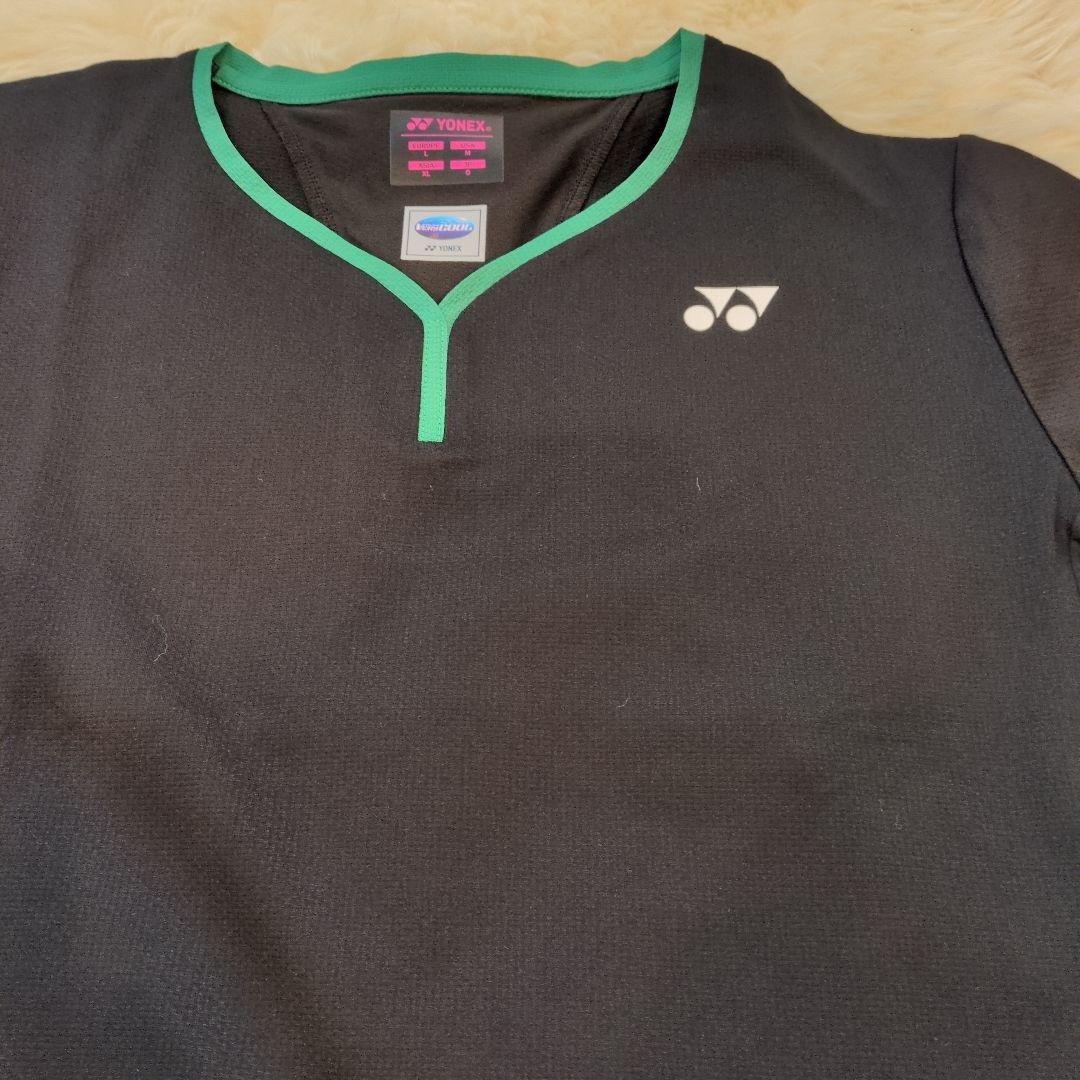YONEXヨネックス　テニスウェア Tシャツ スカート セット ブラック