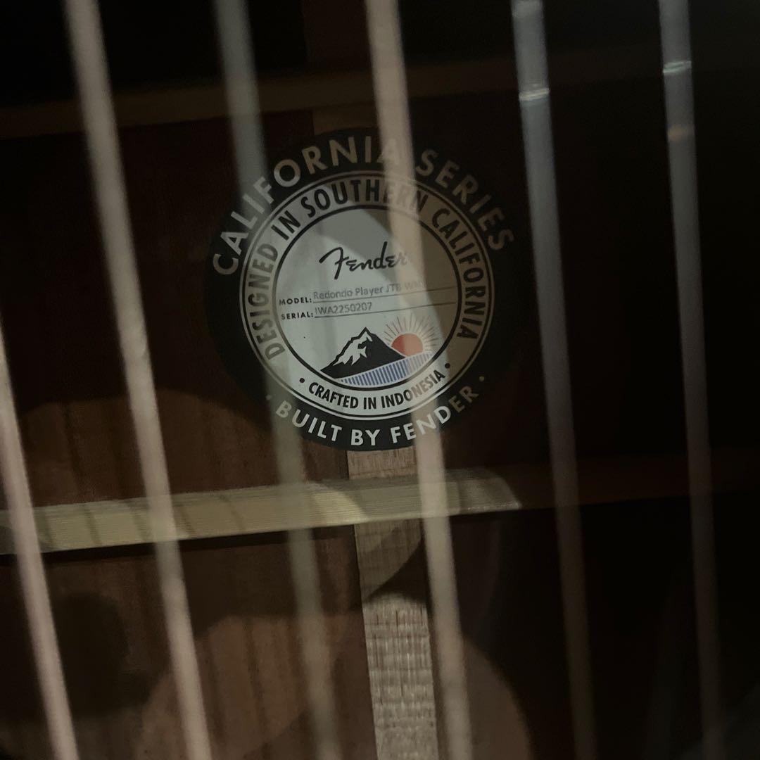 h*様 Fender Redondo Player アコースティックギター 黒