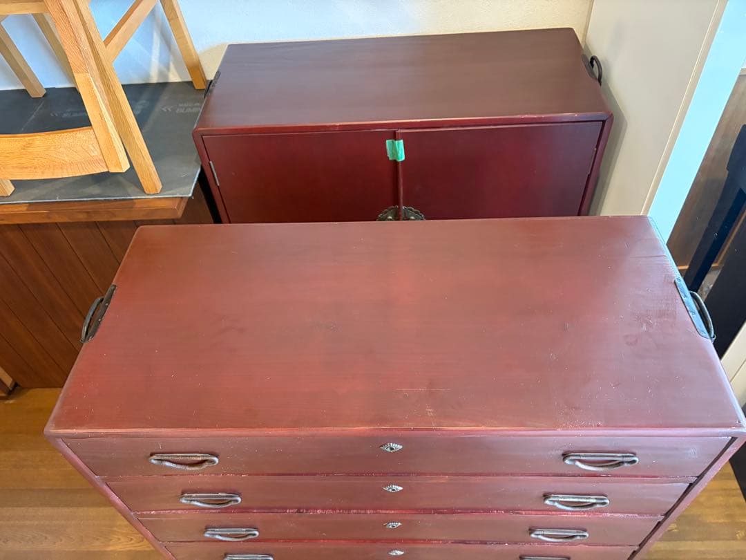 ①桐箪笥　レトロ　アンティーク　チェスト　和箪笥