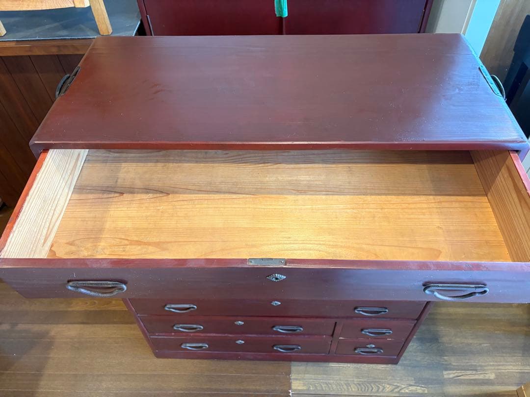 ①桐箪笥　レトロ　アンティーク　チェスト　和箪笥