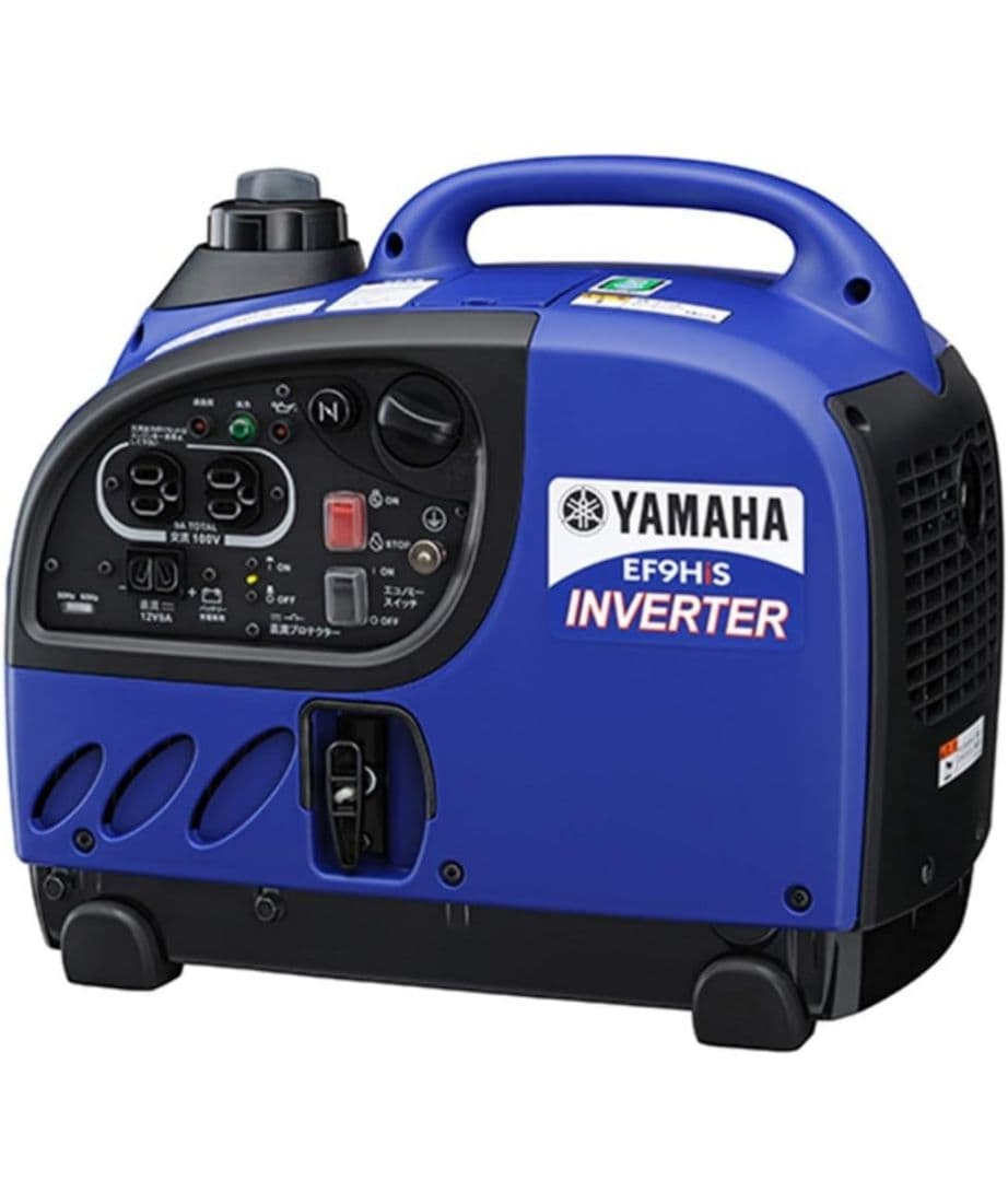 ヤマハ 防音型 インバータ発電機 EF9HiS 0.9kVA 充電コード標準装備