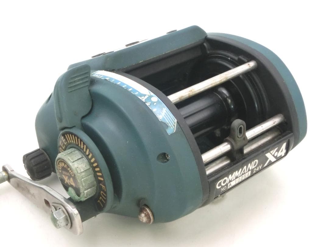 動作確認済 ミヤエポックコマンドCX-4 24V 大型電動リール MIYAMAE