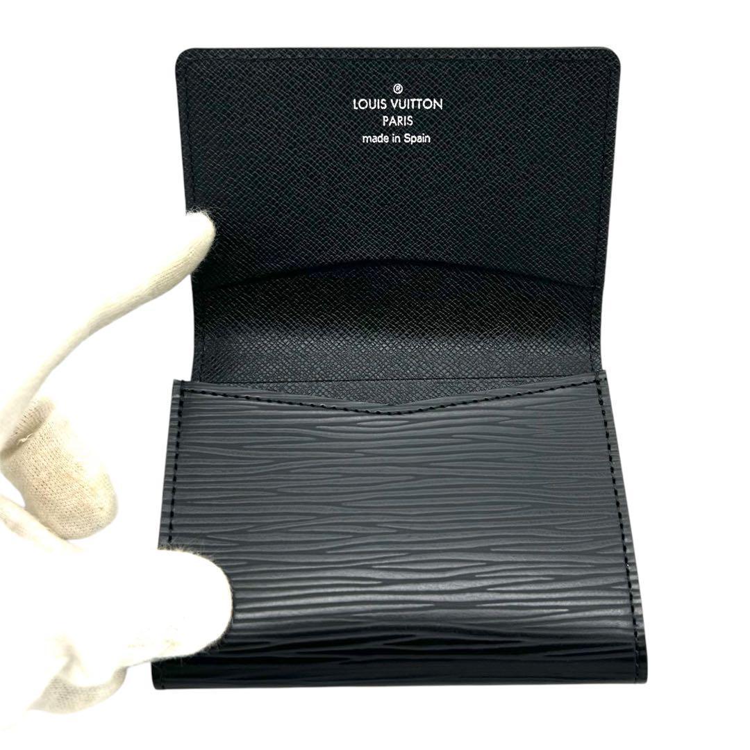 LOUIS VUITTON ルイヴィトン エピ カードケース 名刺入れ 黒