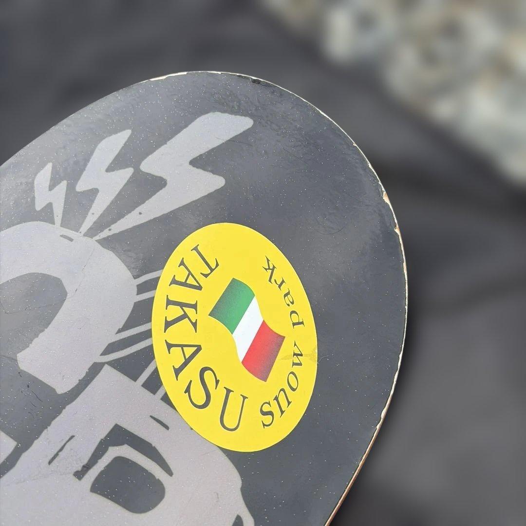 スノーボード グレー/ホワイト ストラップ式