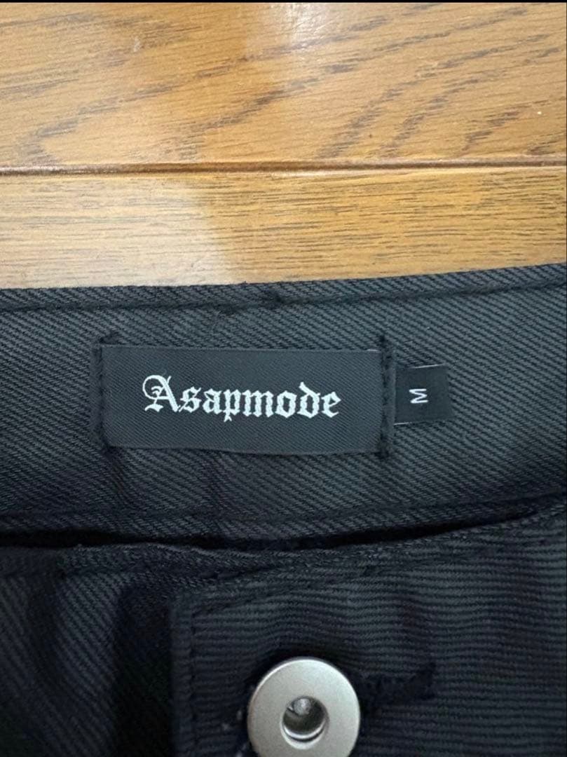 パンツ asapmode Stacked Oil Coating Pants M