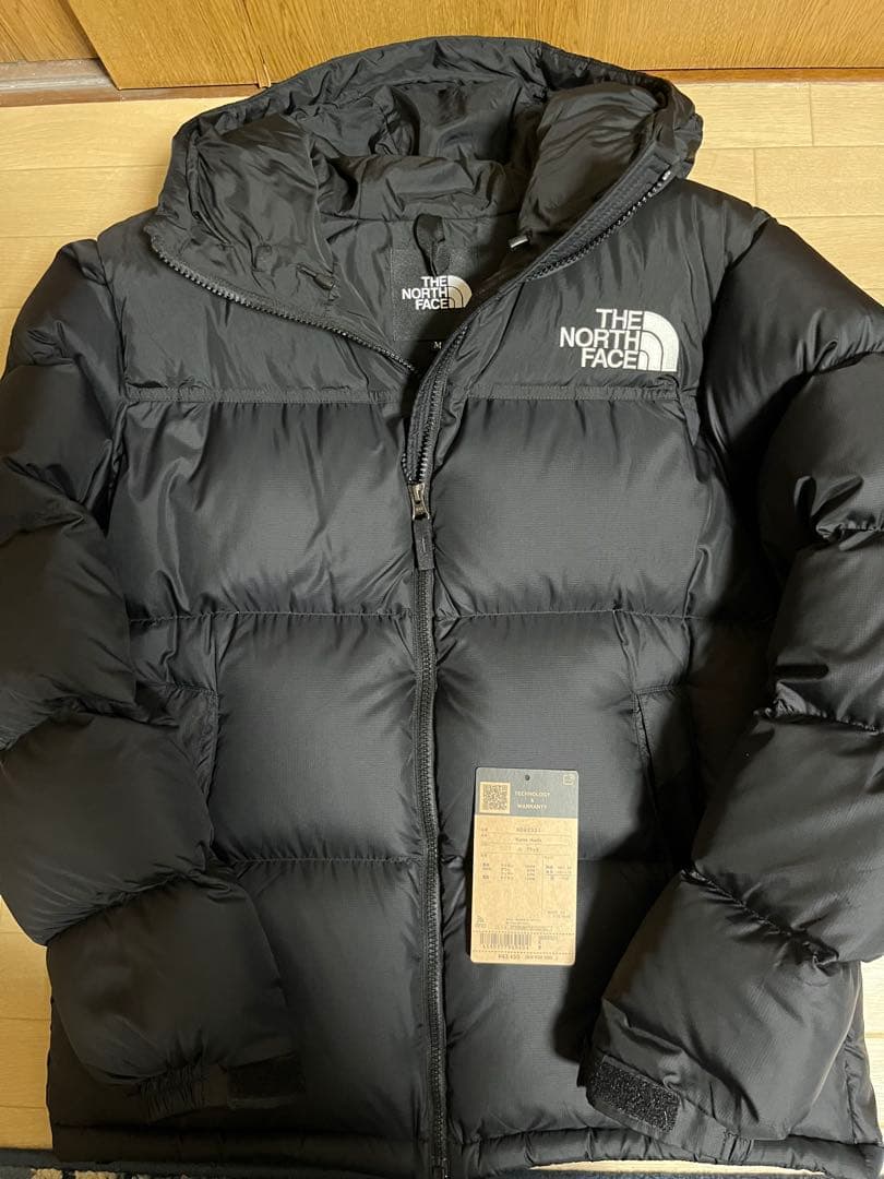 THE NORTH FACE ブラック ヌプシフーディー　ND92331 M