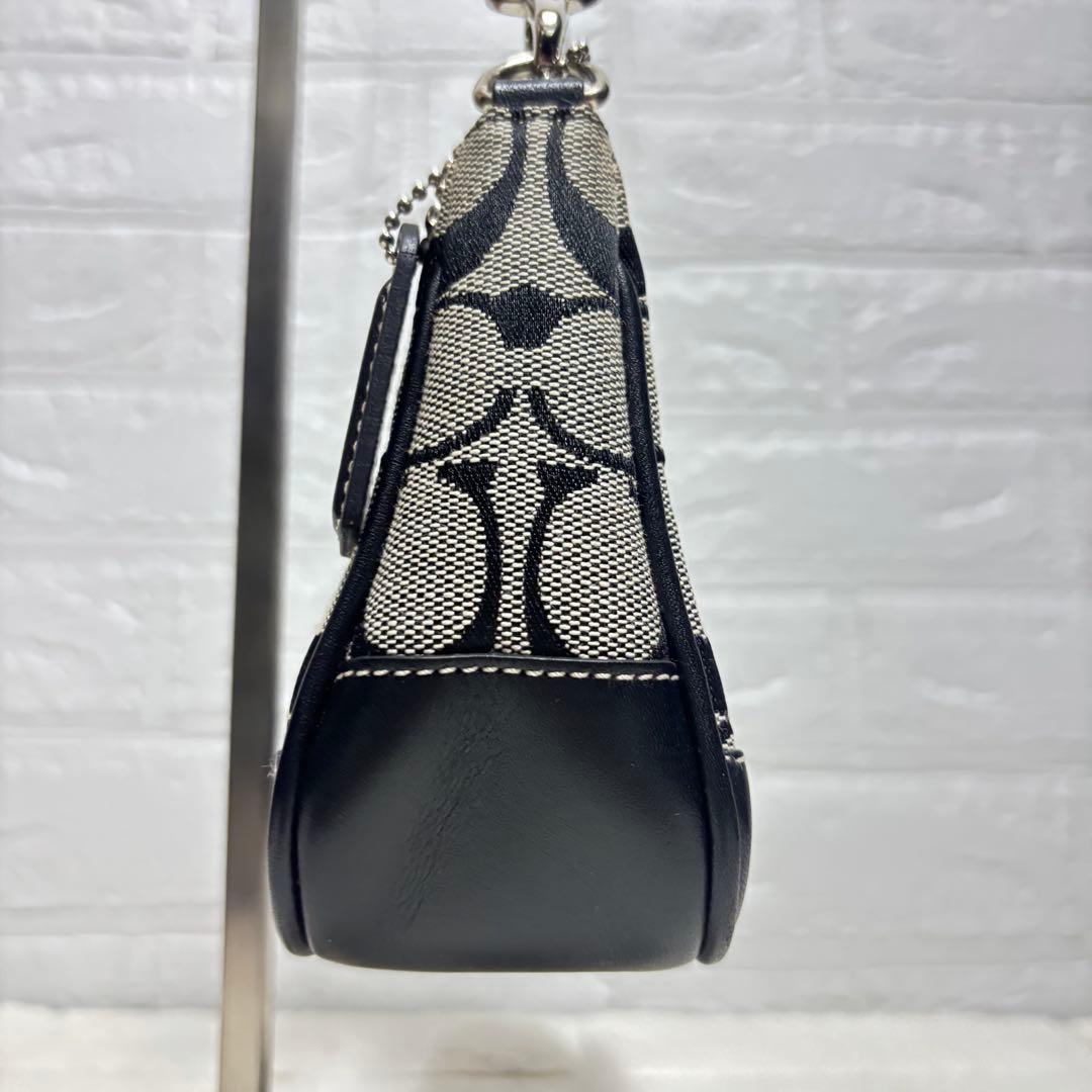 COACH コーチ アクセサリーポーチ シグネチャー キャンバス レザー