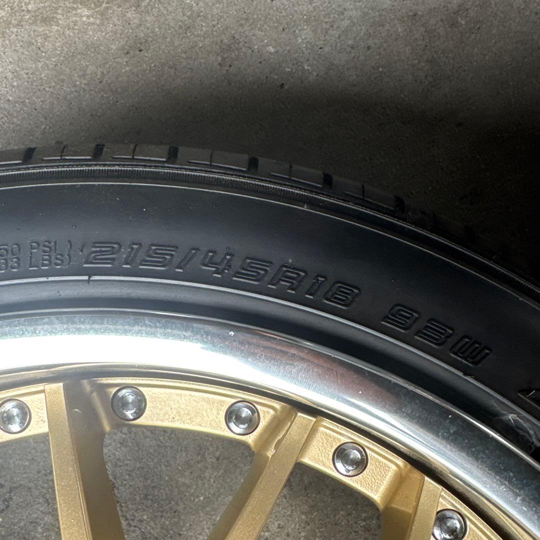 MARVEL ゴールド 215.45.R18 4本セット