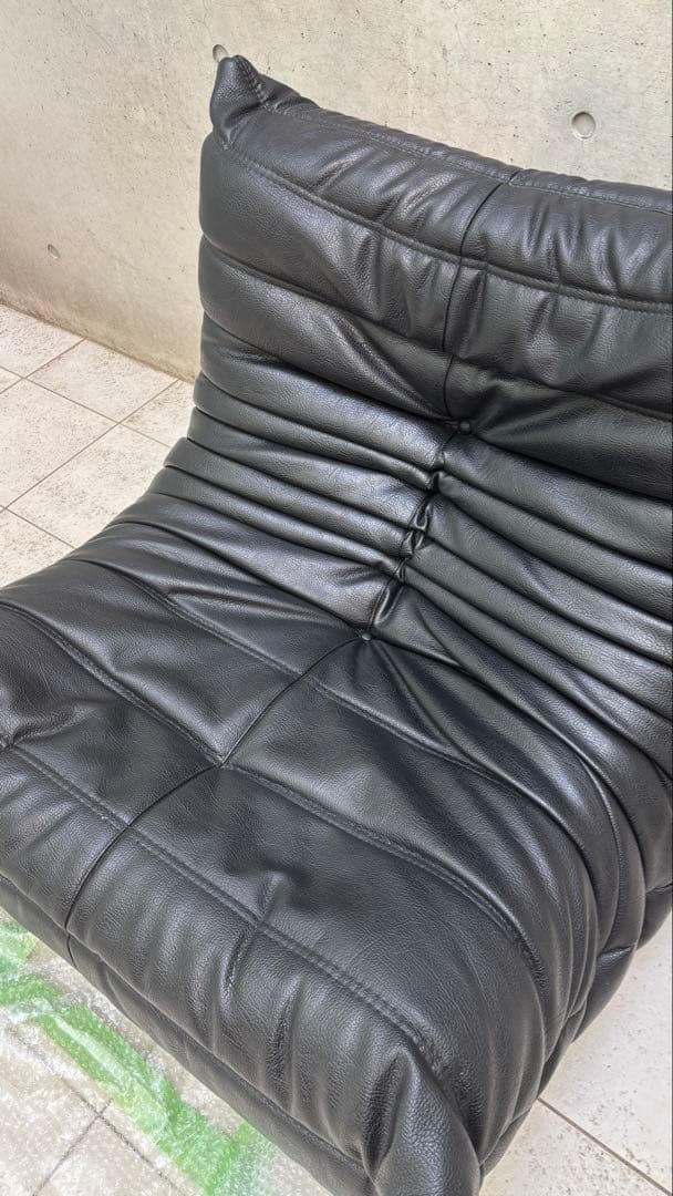 ligne roset togo 1P 本革 レザー ヴィンテージ ソファ