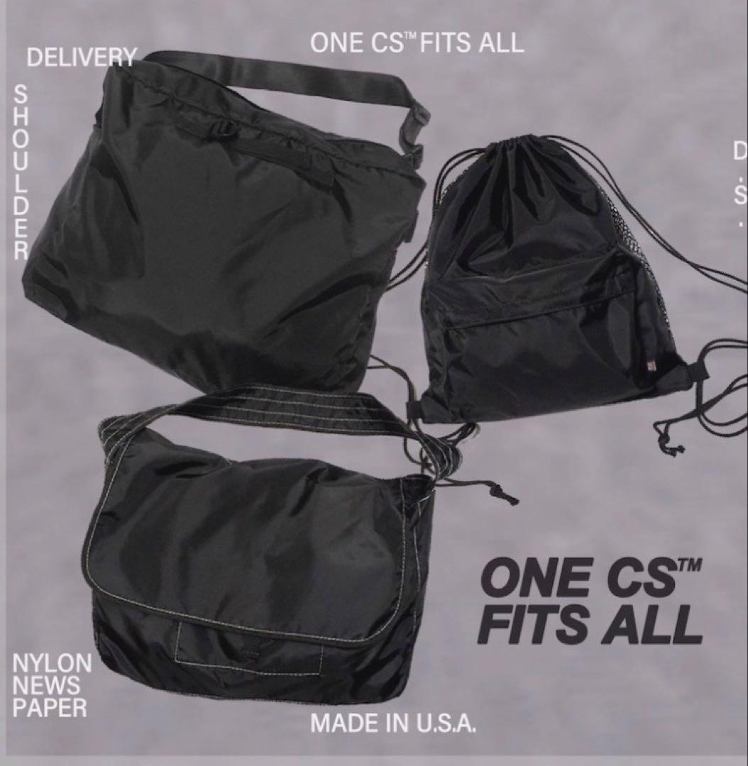 SMOKE T ONE ナイロン ニュースペーパーバッグ