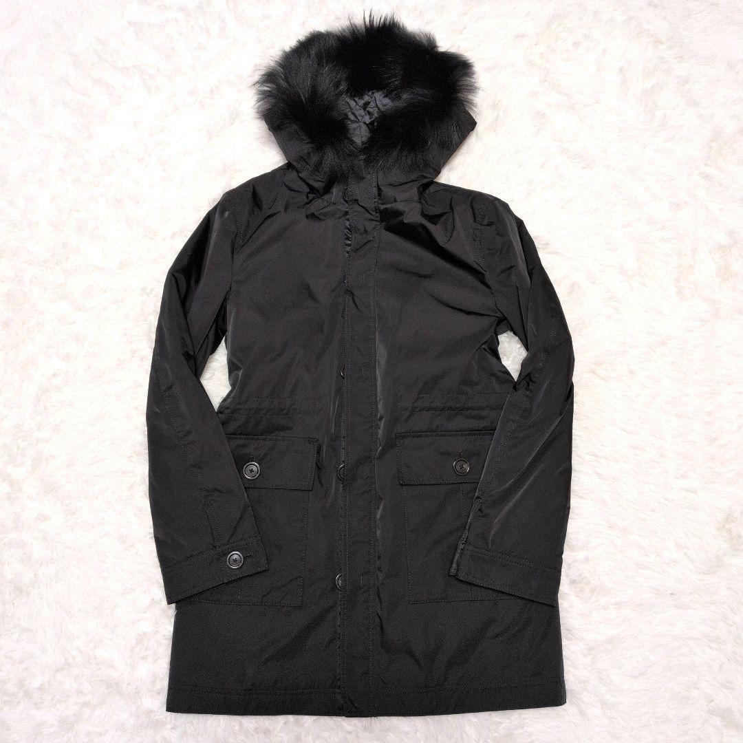 【極美品】バーバリーブラックレーベル☆ファー　フード　モッズコート　キルティング
