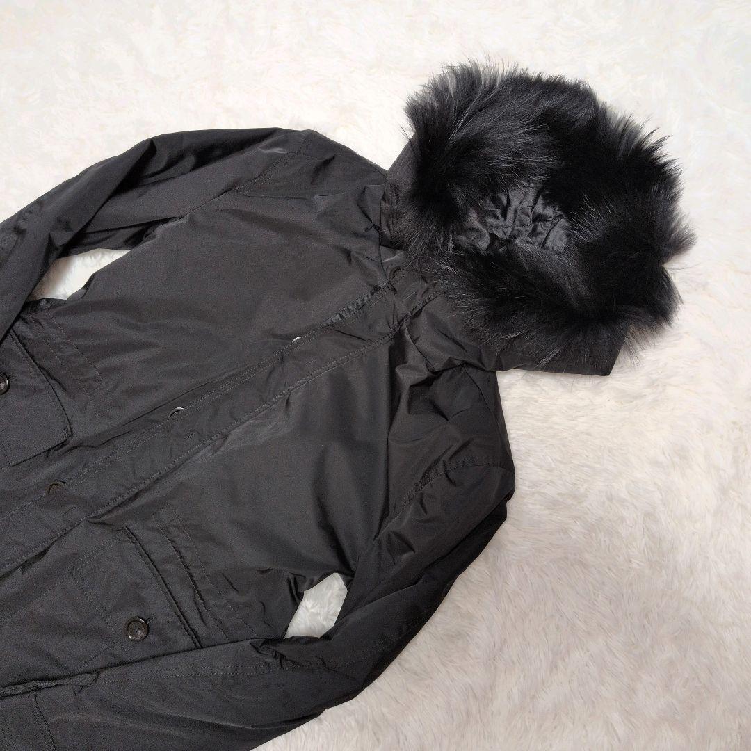 【極美品】バーバリーブラックレーベル☆ファー　フード　モッズコート　キルティング
