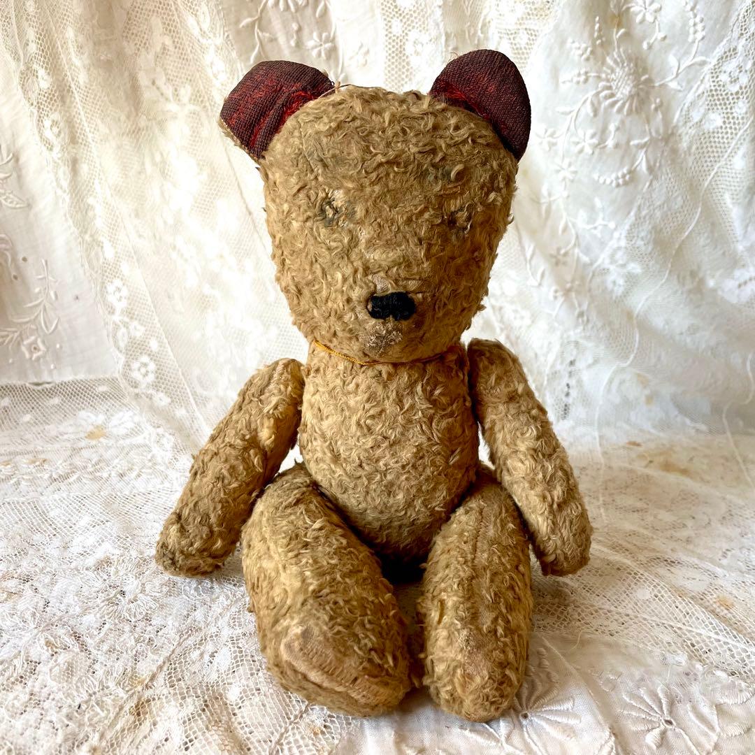 新春アンティーク福袋①ベア2体&シュタイフマーモット&絵本セット　フランスドイツ