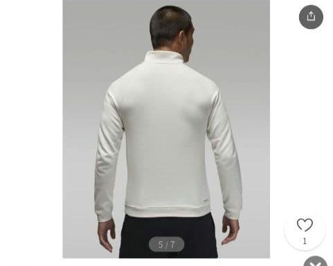 Nike ジョーダンゴルフメンズ ハーフジップ Mサイズ