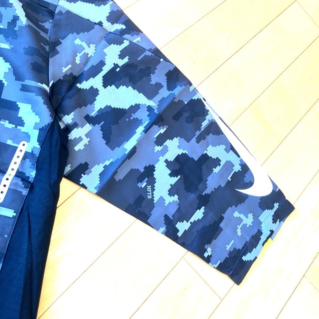 上のみ新品未使用人気カラーNIKEナイキ NFTBピステセットアップカモフラ