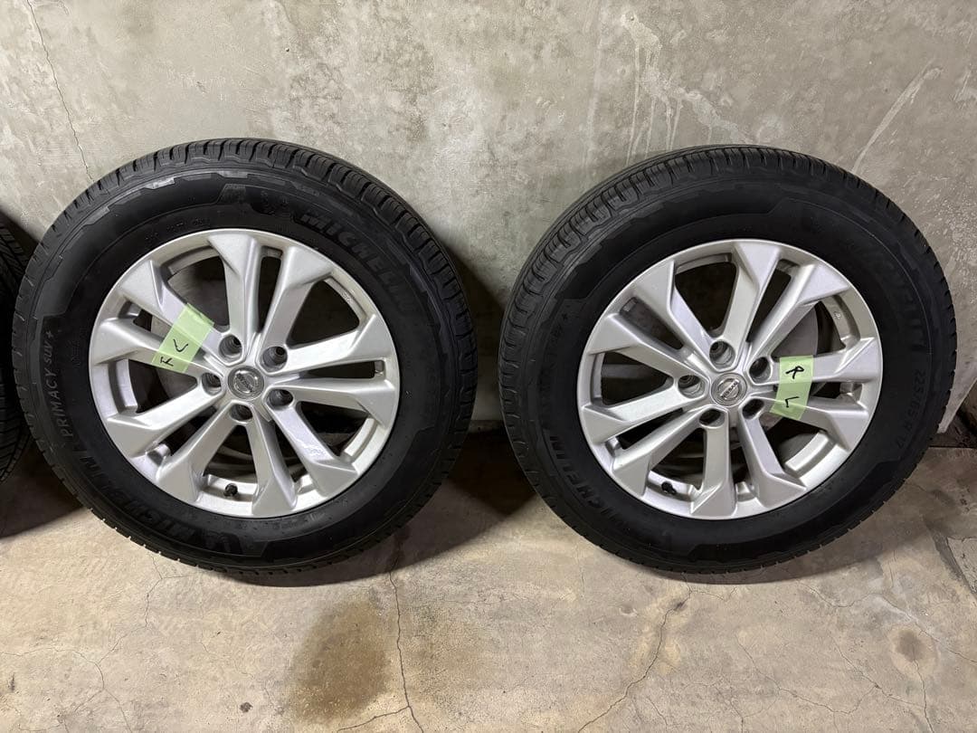 美品！t32エクストレイル17インチホイールセット！バリ山 225/65/17