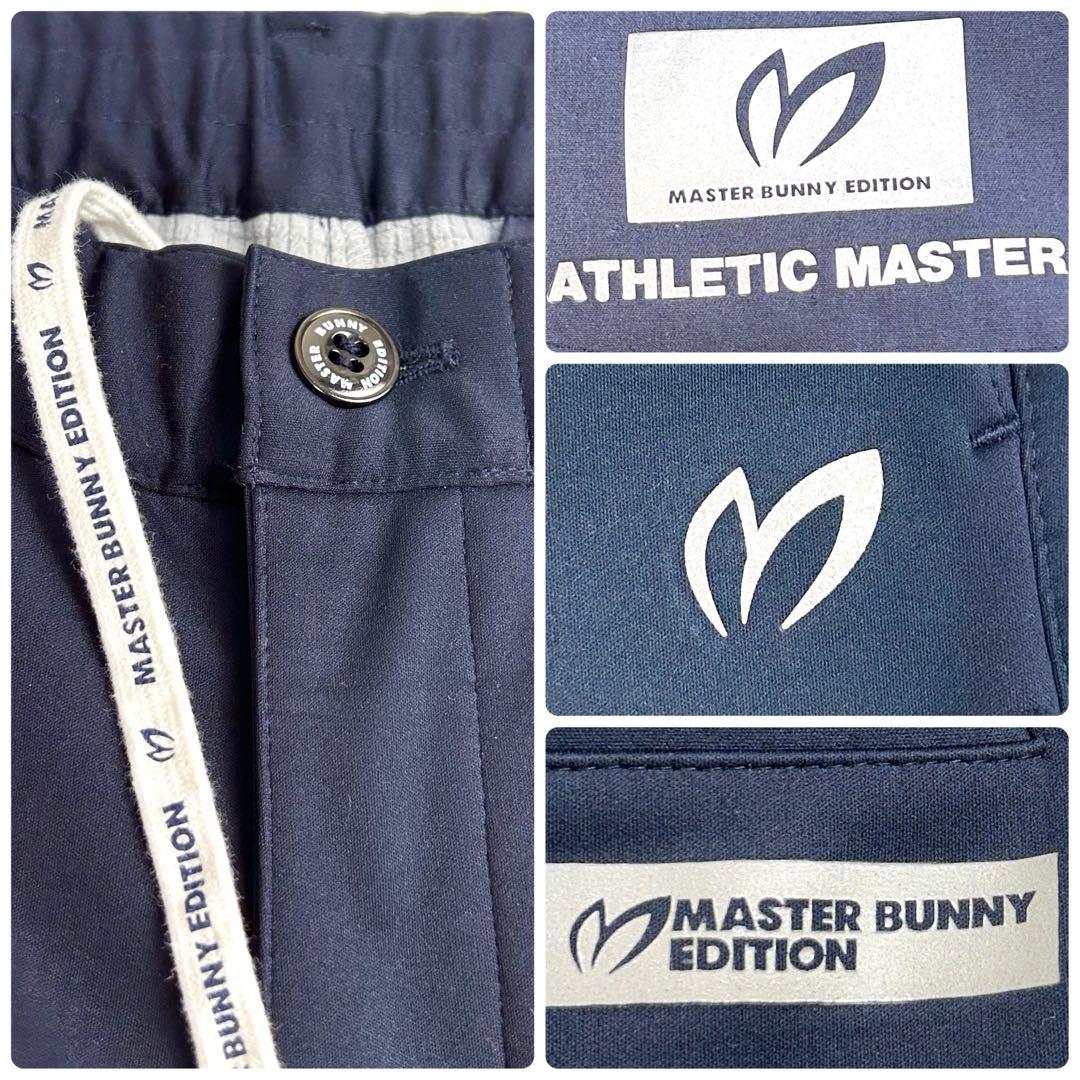 【極美品】マスターバニー　MBE　ロングパンツ　ストレッチ　ネイビー　M　ゴルフ