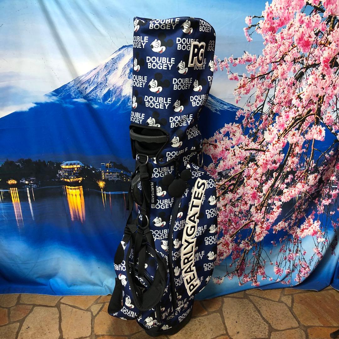 寶BU-1109 パーリーゲイツ ミッキーコラボ キャディバッグ スタンド式