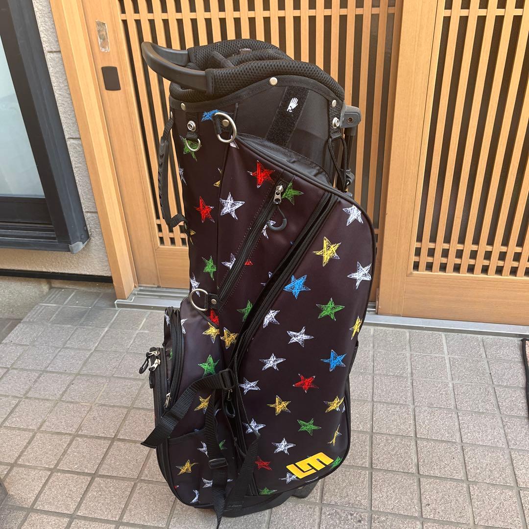 ラウドマウス　星柄　軽量スタンドゴルフバッグ