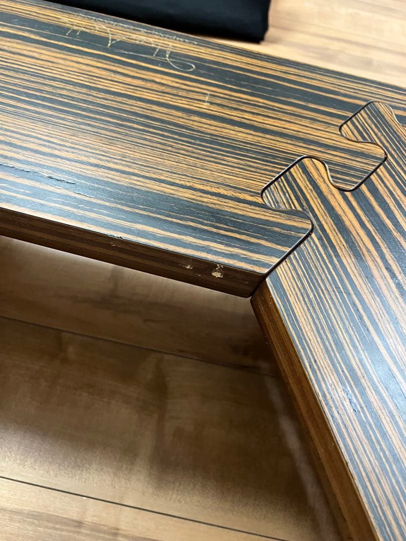 thearth ざぁーす　ヘキサテーブル　黒しま次郎　ケース付き