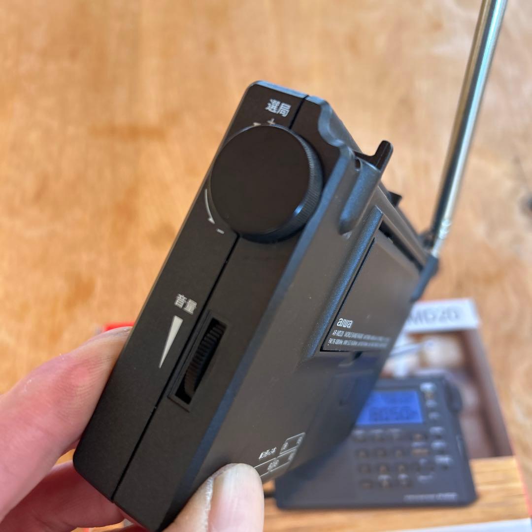 中古美品aiwa ワールドバンドラジオ AR-MD20 BCL ポータブルラジオ