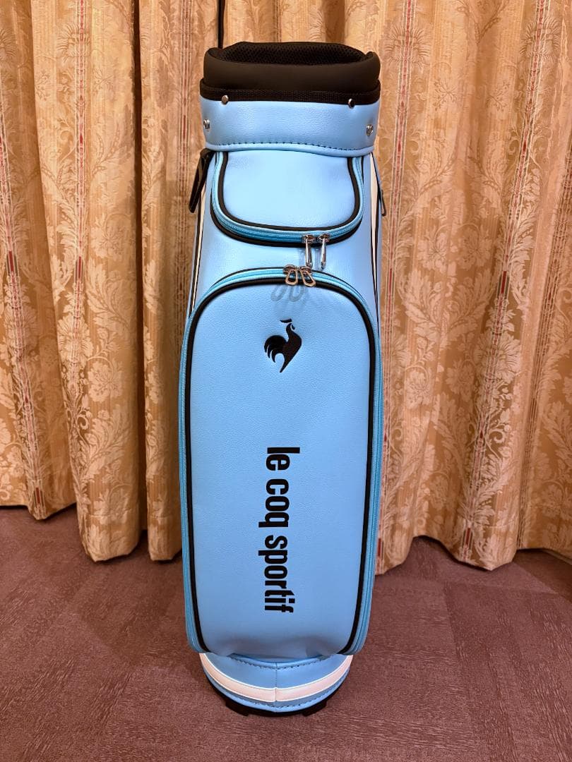 値下げ　ルコックスポルティフ　キャディバッグ ブルー