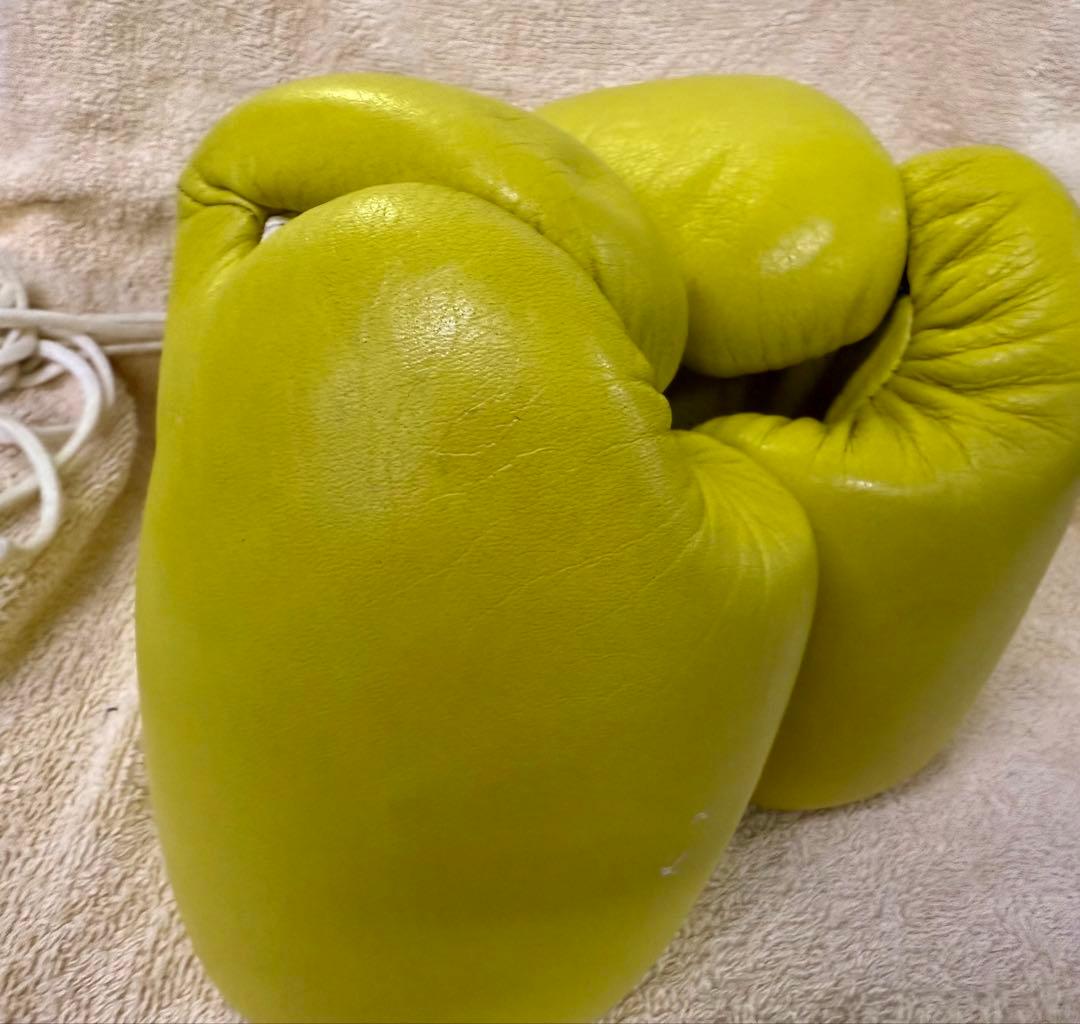 Winning ボクシンググローブ 14 oz 黄色　MS-500